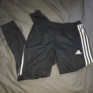 Dark grey adidas sweatpants